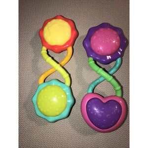 Bright Start Rattles Baby Toys Lot of 2